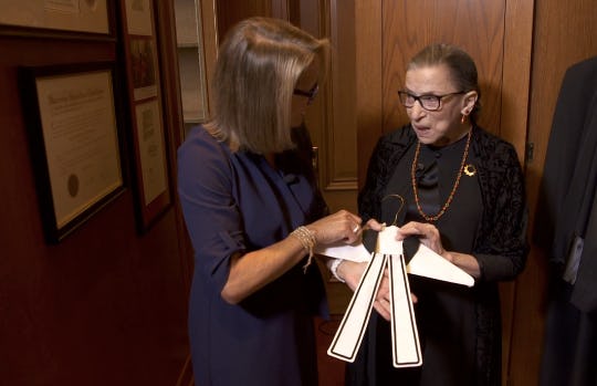 All Of Ruth Bader Ginsburg's Jabots, From Her StatementMaking Dissent Collar To Her Sassy
