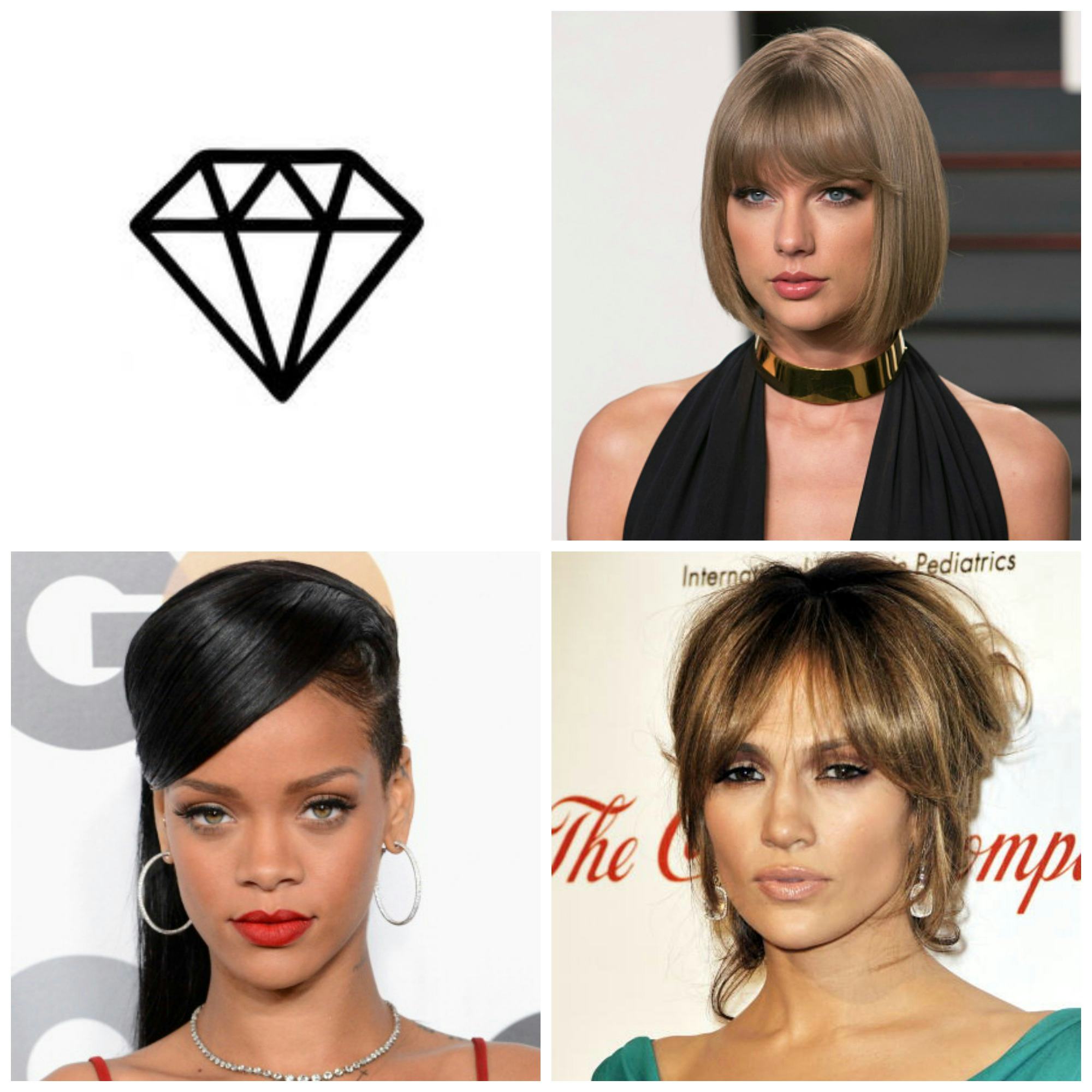 types of bangs for different face shapes