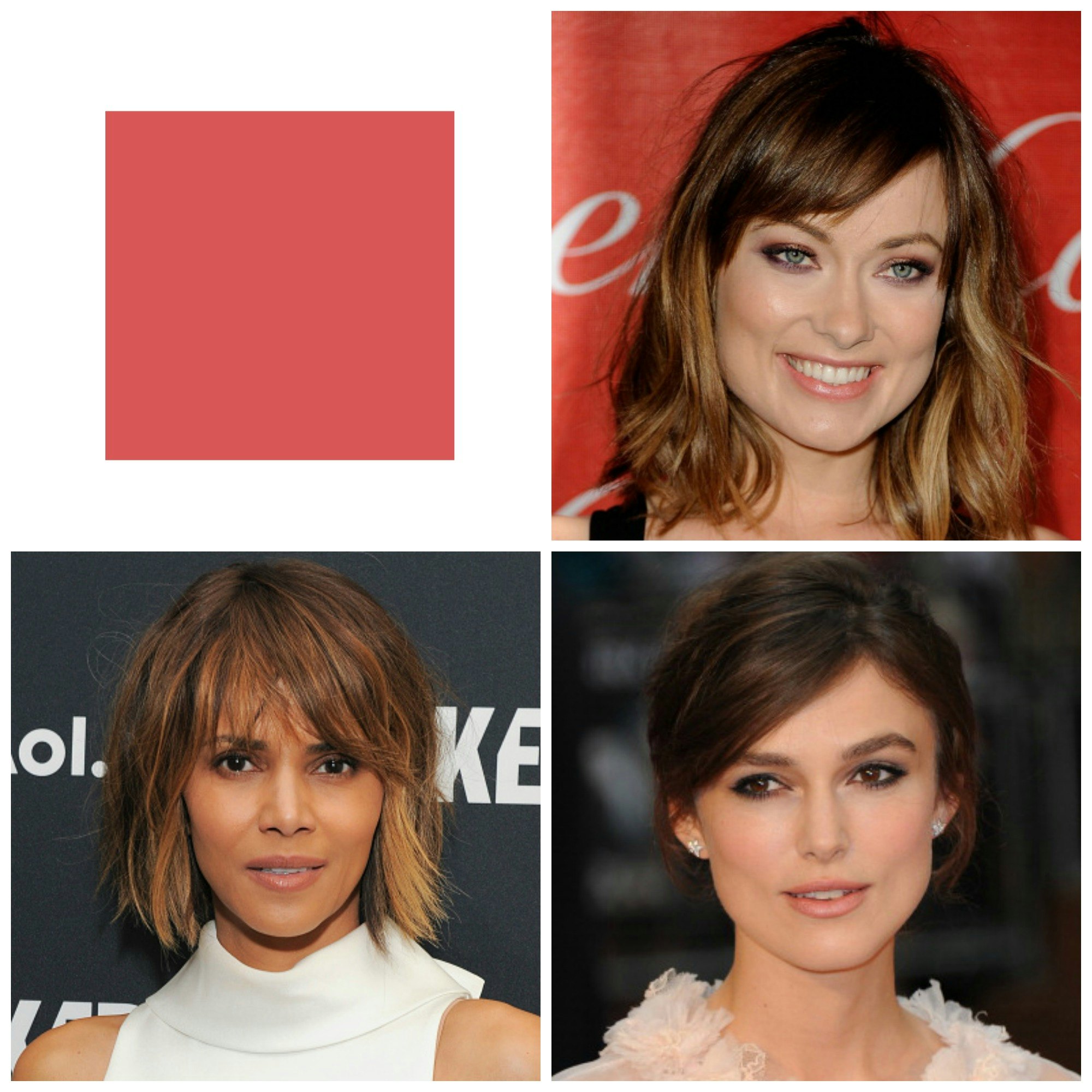 types of bangs for different face shapes