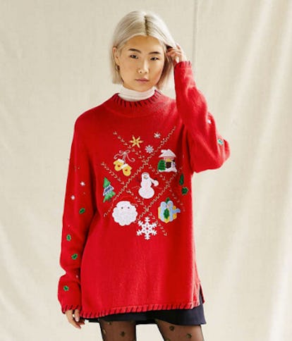 Ugly sweater dress urban outfitters hotsell