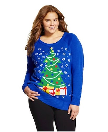 Target plus size sales ugly christmas sweaters