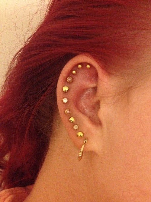 15 Pretty Ear Piercings That Ll Inspire You To Add More Studs Stat   419a99c0 0ae6 0132 07e0 0eae5eefacd9 