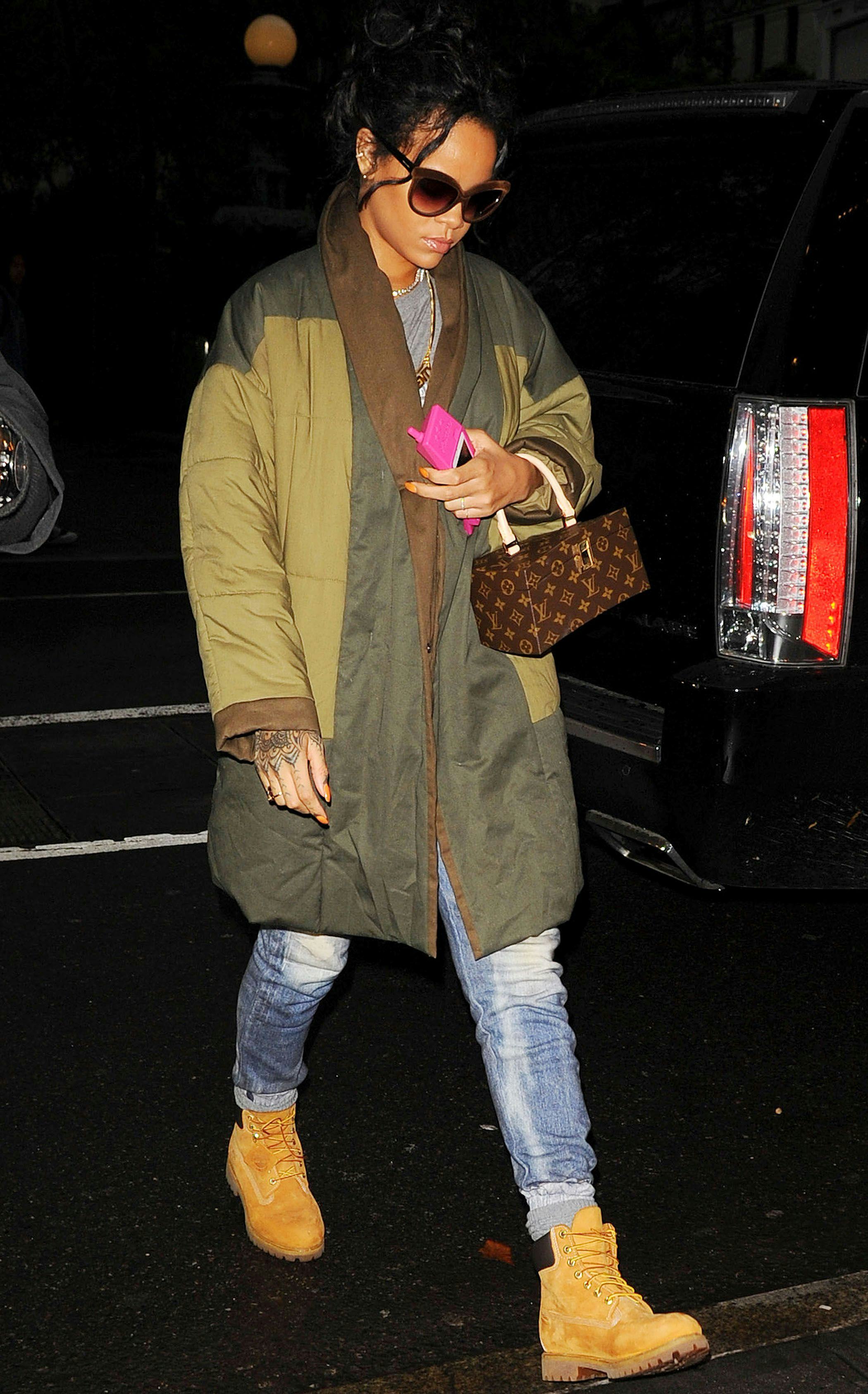 rihanna timberland