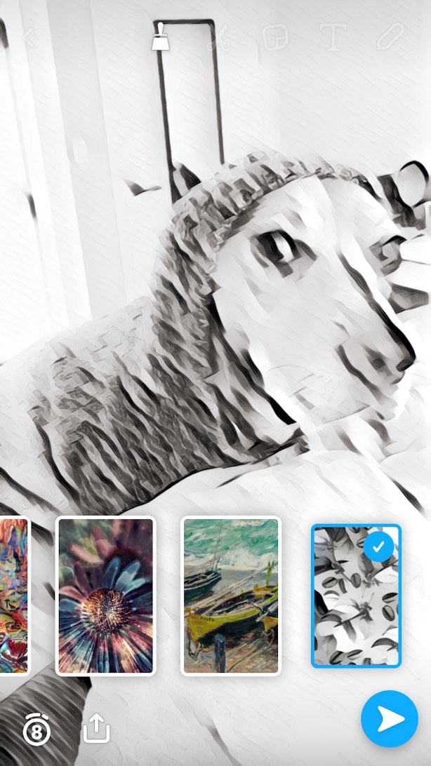 How Does Snapchat's New Paintbrush Tool Work? Here's Everything You