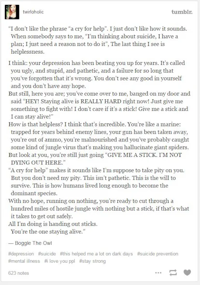 Depression Tumblr Posts 9 Times Tumblr Told the Truth About Depression