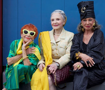 Ilona Royce Smithkin, Debra Rapoport, and Joyce Carpati sitting next to each other