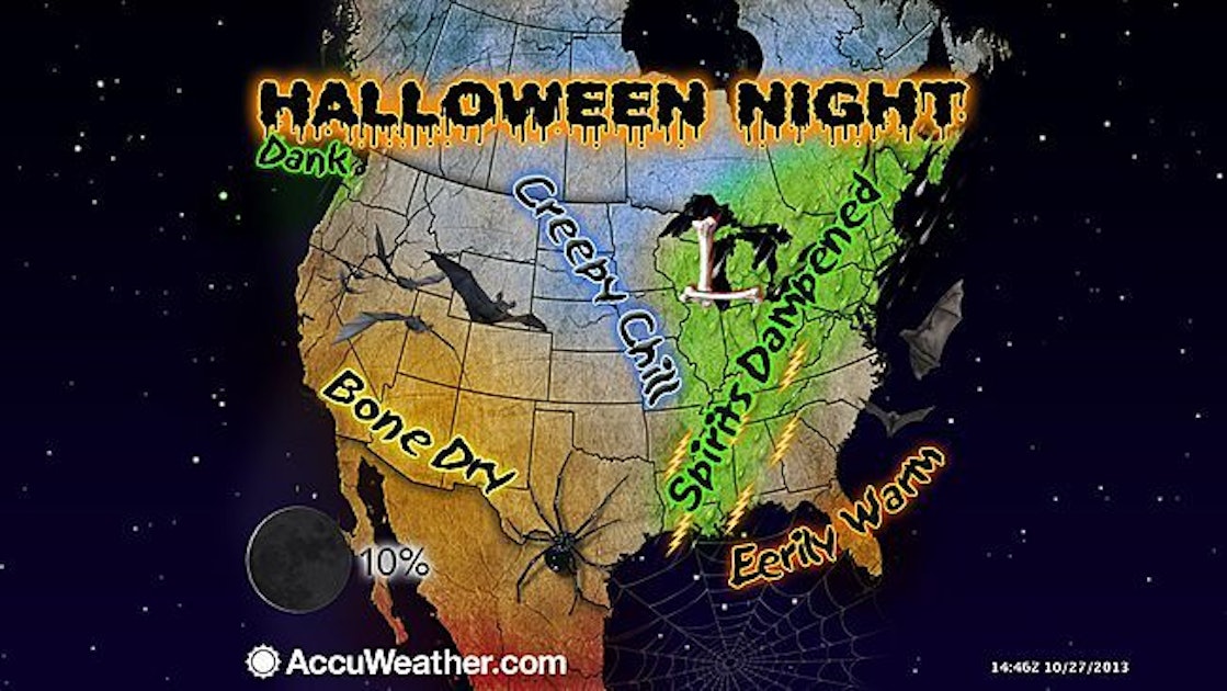 Halloween Weather 2013 Forecast For TrickorTreating Tonight