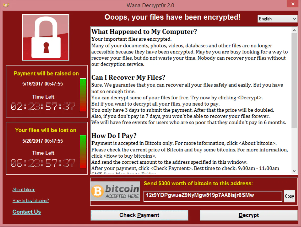 Hackers used stolen NSA methods in massive, worldwide ransomware attack