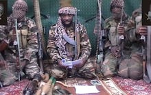 Boko Haram soldiers sitting together