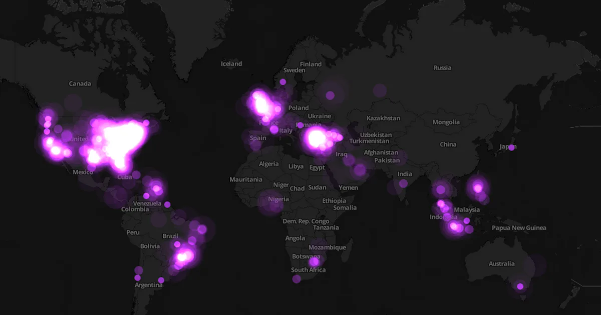 This Map Shows How Quickly Beyonce's Album Became the Biggest Release ...