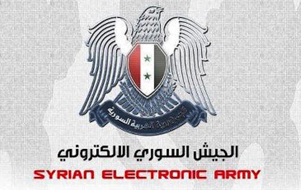 The logo of the syrian electronic army