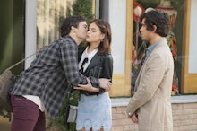 Ezra, Aria and Holden from 'Pretty Little Liars'
