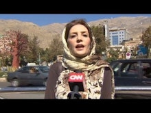 A woman in Iran being interviewed about what she really thinks of Americans