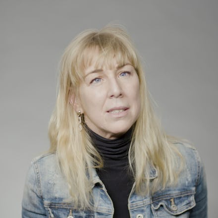 Caroline Casey, an Irish-born disability rights activist posing for a photo