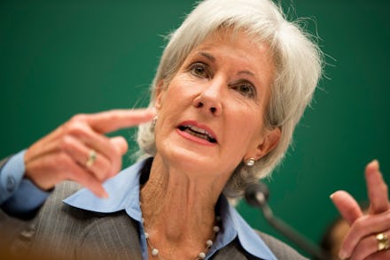 Kathleen Sebelius talking