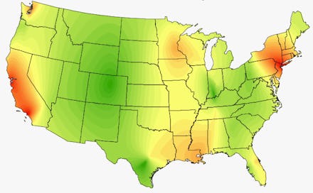 An interactive map that reveals each state's favorite music