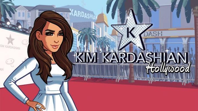 A screenshot from Kim Kardashian's wildly successful mobile game app