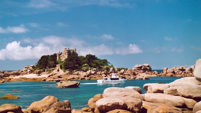 Castle Costaérès on the French island of Costaérès