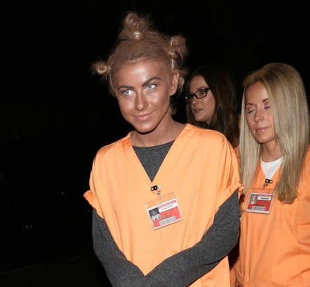 Julianne Hough in Blackface and an orange jail costume