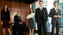 The cast from the show 'Suits', a show with attorneys