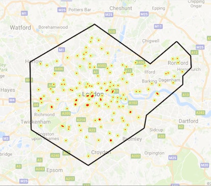 Pokémon Go' Unown Location Coordinates: London player creates heat map to  show nests
