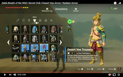 Zelda: Breath of the Wild' Heat Resistance Armor: Location and