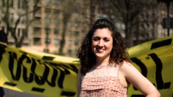Cecily McMillan, an occupy activist who is facing trial even though she was assaulted by a police of...