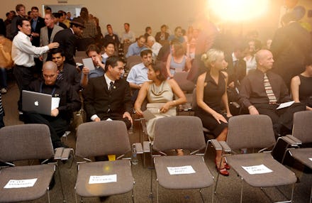 Silicon Valley's "self-made" millionaires sitting in a room