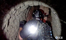 Narcotics officials inside the secret underground tunnels used to smuggle drugs into the U.S.