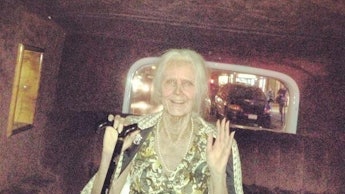 Heidi Klum's terrifying costume of her as a wrinkled old lady for Halloween