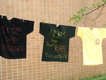 T-shirts with feminist messages