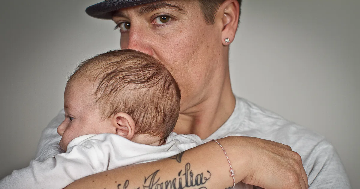 Portrait of a butch woman illustrating masculinity as a trait