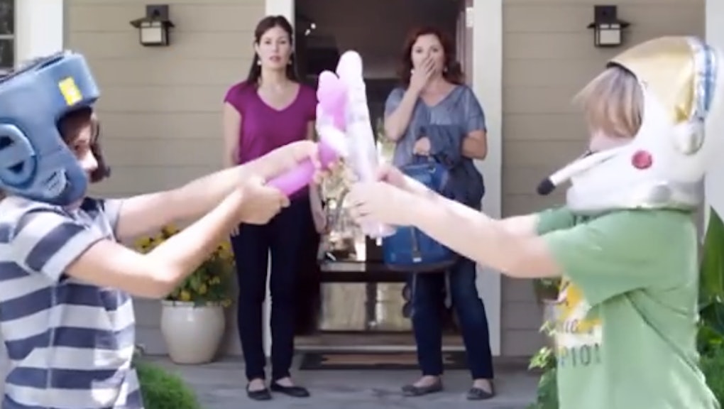 Dildo Fight An Unusual Gun Safety Ad Is Going Totally Viral