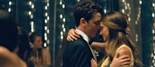Miles Teller and Shaliene Woodley dancing in "The Spectacular Now" movie