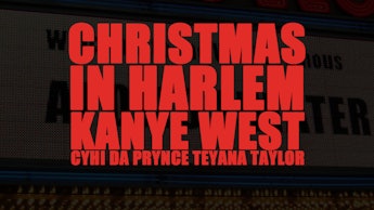 Cover art for Christmas in Harlem, by Kanye West