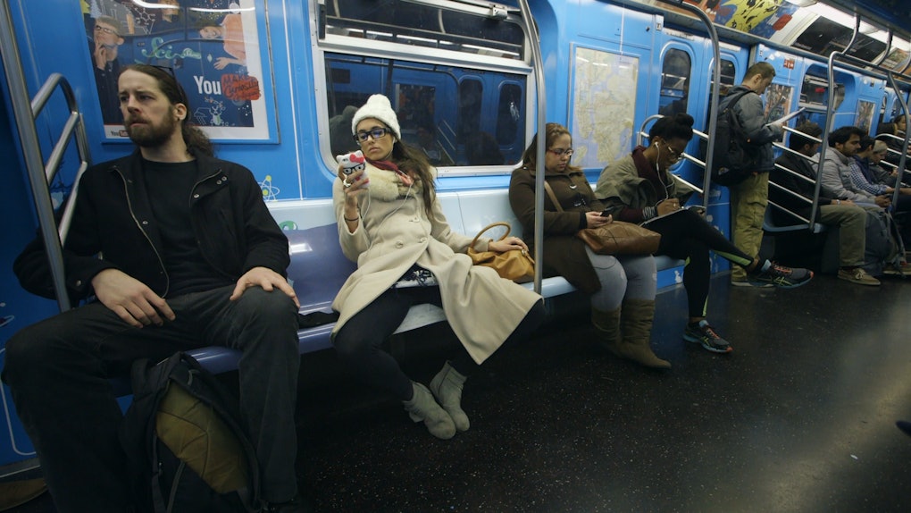 Watch What Happens When A Woman Tries Manspreading On The Subway