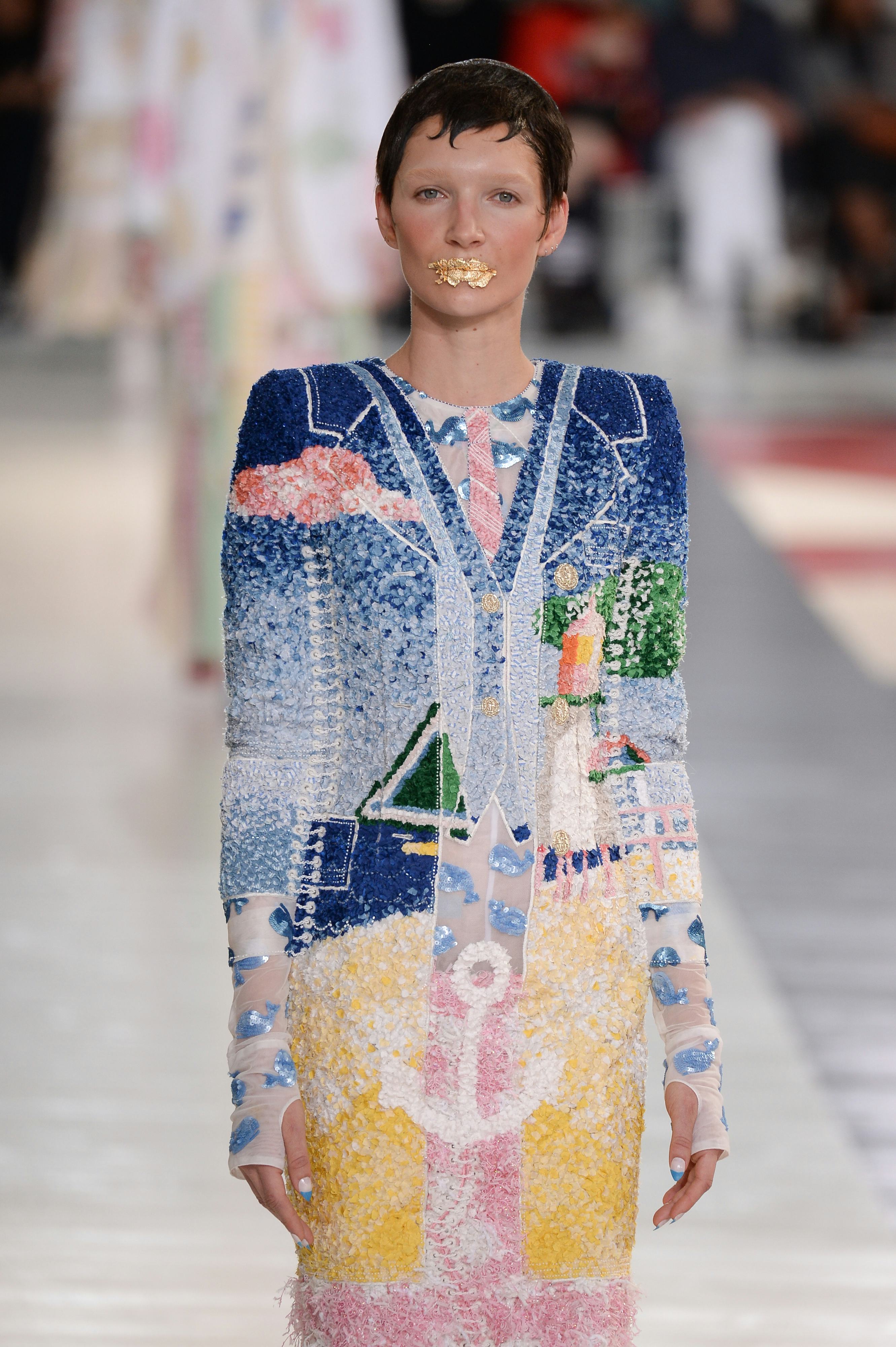 Is now really the time to show women bound and gagged on the runway? Thom  Browne seems to think so.