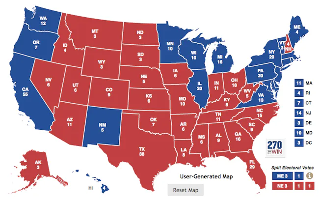 Election Map 2016: Here are all the ways voting day could pan out