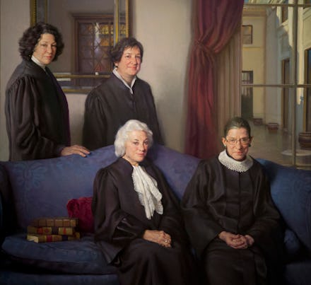 A portrait of the female Supreme Court Justices 