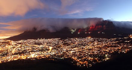 Table Mountain and the city of Cape Town