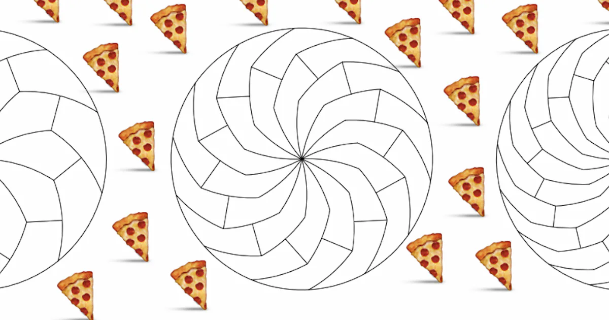 Pizza Slices Math Method There's a Mathematically Perfect Way to Slice Pizza — Can You Do It?