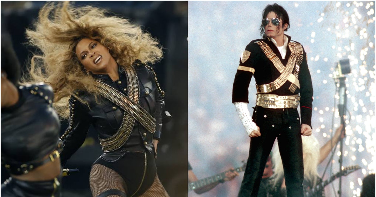 Beyonce Channeled Michael Jackson With Her Epic Super Bowl Halftime Outfit