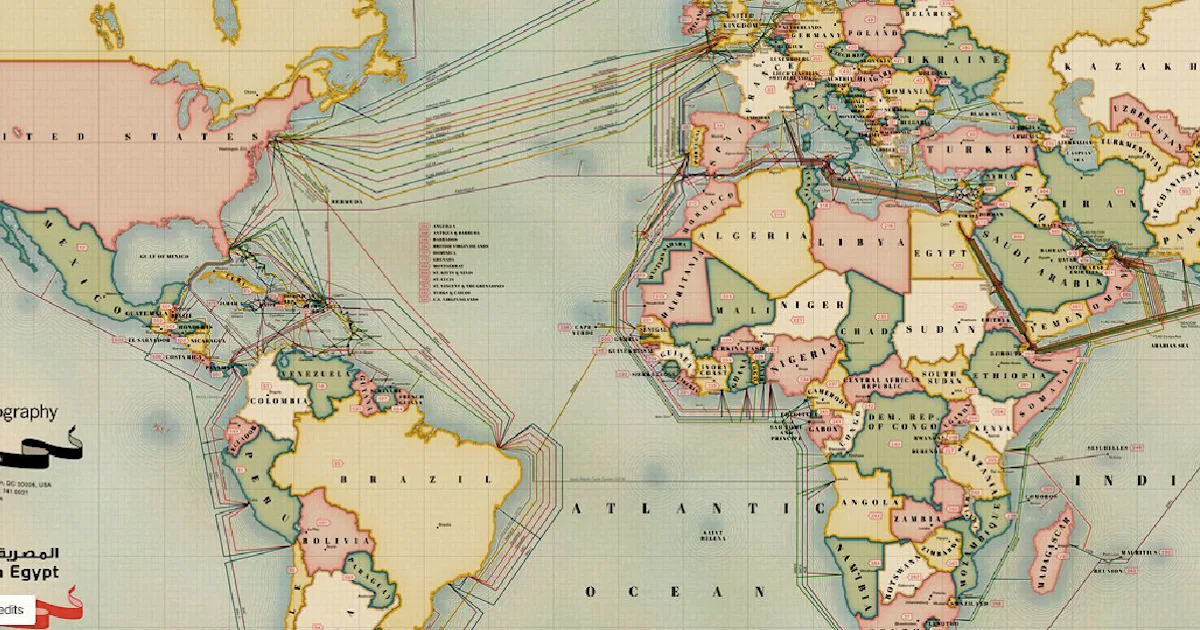 Deep Sea Cable Routing Stunning Images Of the Deep Sea Cables That Transmit Your Emails At the ...