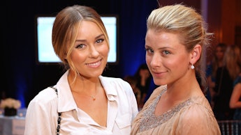 Collage of Lauren Conrad and Heidi Montag from the Hills