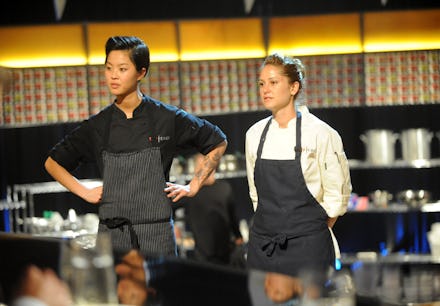 Kristen Kish and Brooke Williamson in “Top Chef: Seattle”