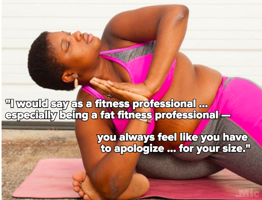 Size doesn't matter: This plus-size yoga instructor is shattering fitness  stereotypes