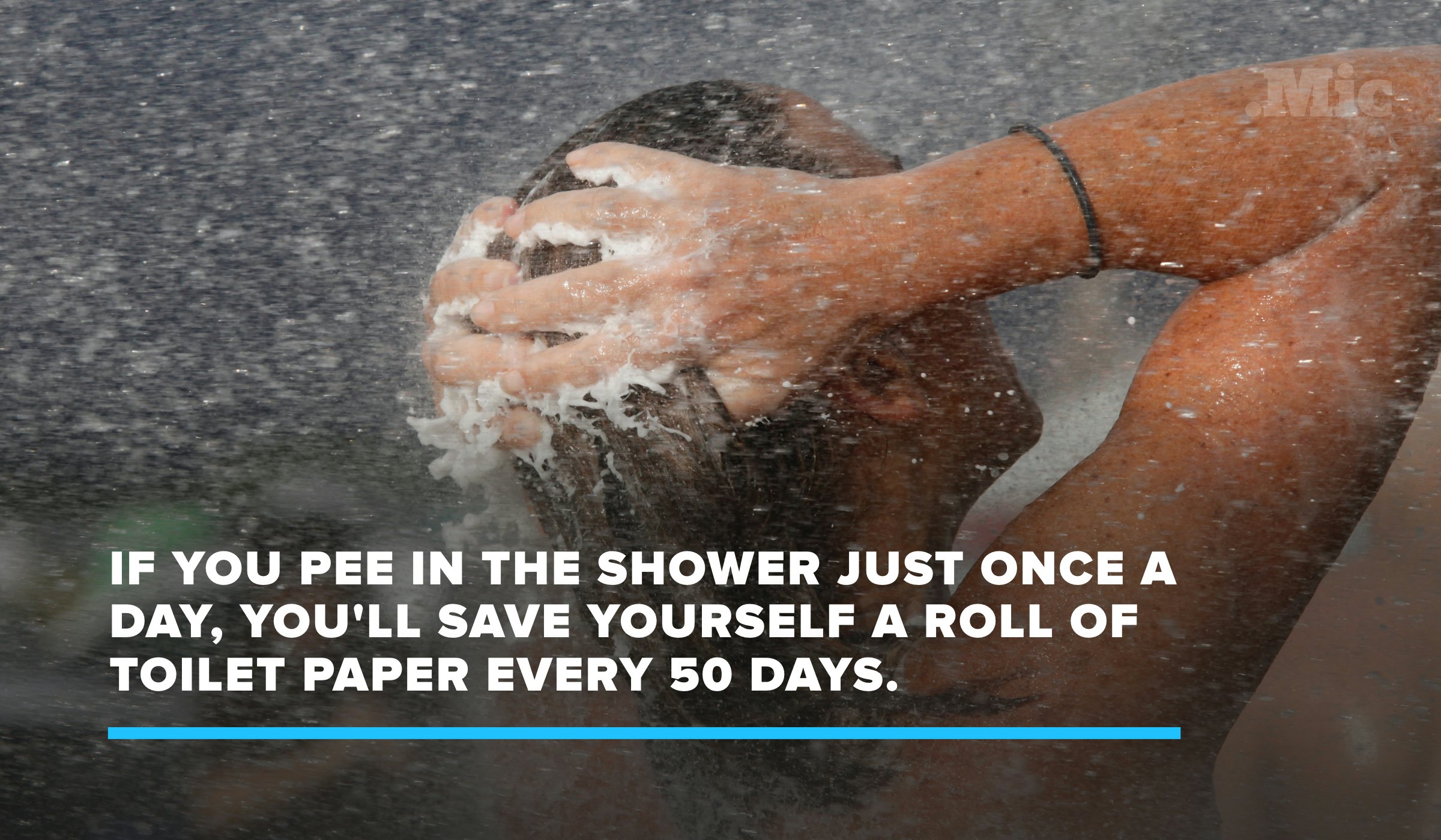 This Is How Much Water You Save When You Pee in the Shower