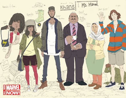 Cover art for Marvel's new Ms Marvel: Jamala Khan