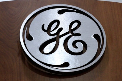The General Electric metal logo