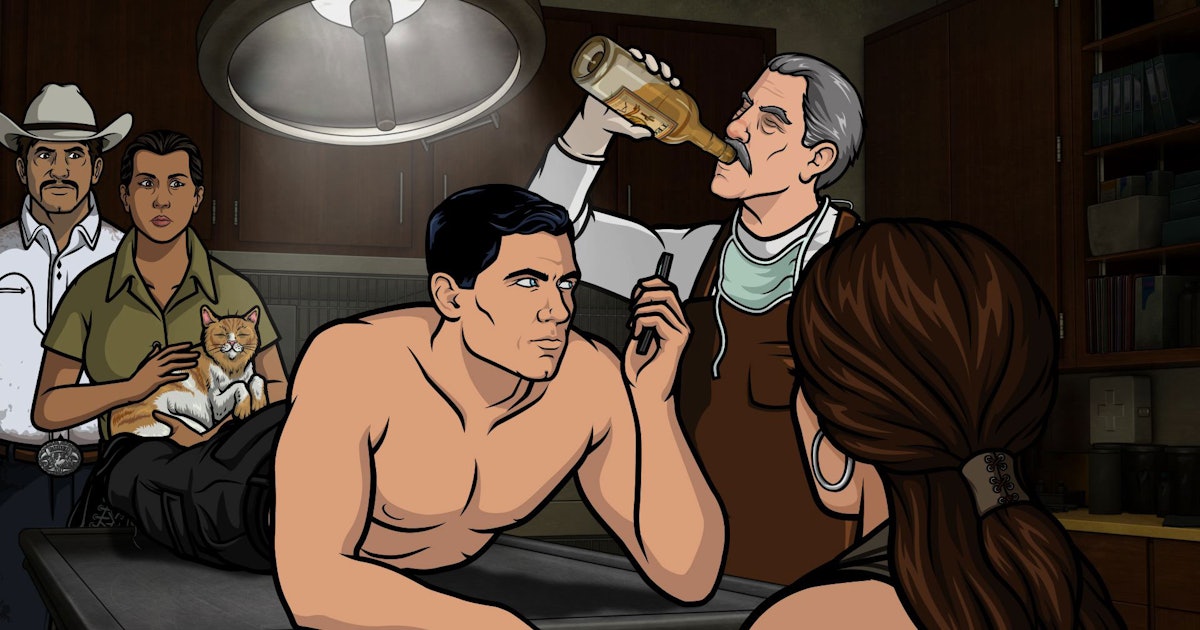 Archer's pilot episode establishes its chiseled animated lead as &...